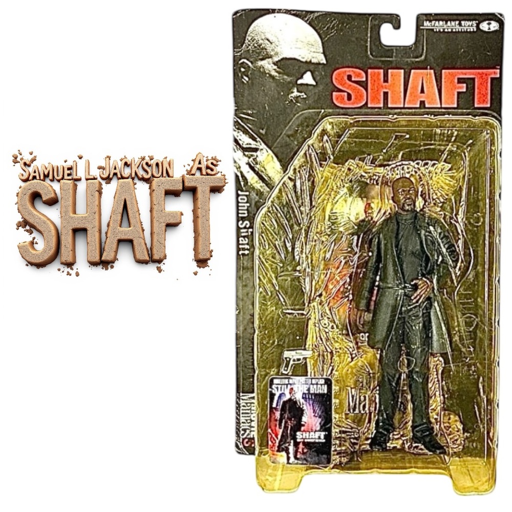 McFarlane Movie Maniacs Series 3 Shaft Samuel L Jackson Action Figure 2000